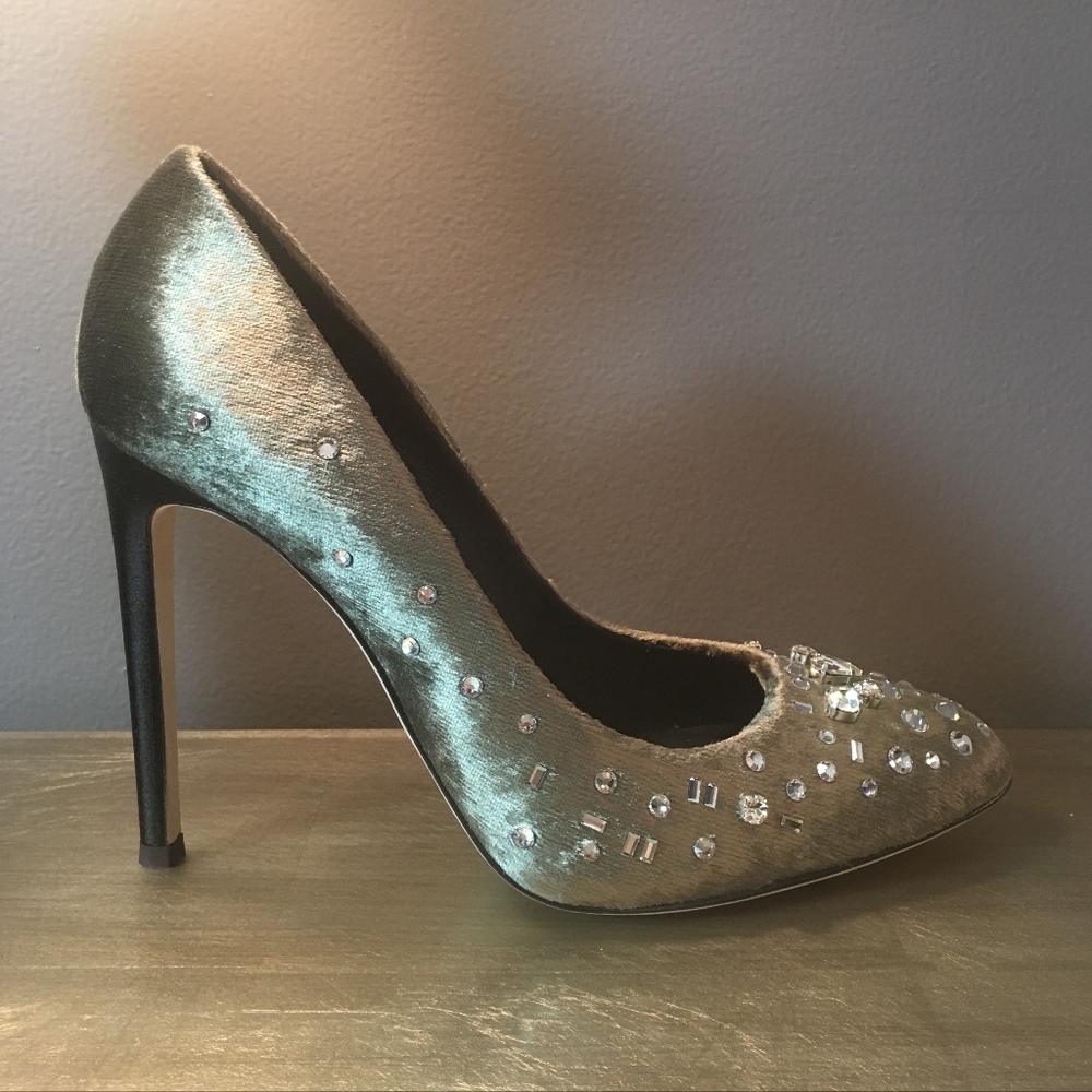Giuseppe ZANOTTI Jewelled Stiletto Pumps NIB! 8.5 $825 VIDEO! Verdiana Bisonte - Picture 8 of 16
